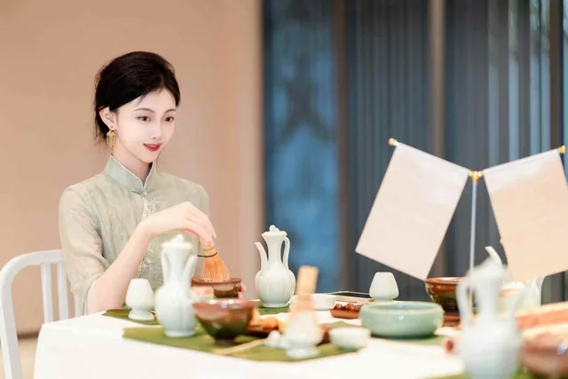路虎揽胜宋式点茶沙龙现场照片4