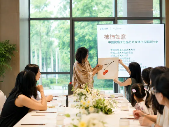 国画体验沙龙现场实景图 5