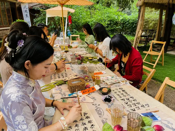 书法体验沙龙现场实景图 4