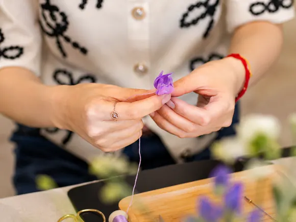 非遗绒花沙龙现场实景图 4