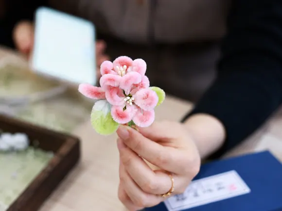 非遗绒花沙龙现场实景图 6