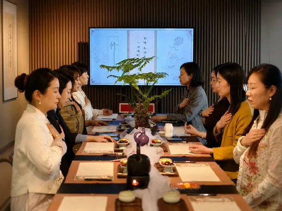 禅修抄经沙龙现场实景图 5